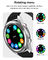 DT91 ποσοστό καρδιών αθλητικού τρόπου έξυπνο Wristband 320mah αρρενωπό Smartwatch για τις γυναίκες