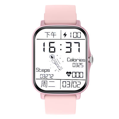 Πήκτωμα πυριτίου Smartwatch οργάνων ελέγχου ποσοστού καρδιών οθόνης 1,72 ίντσας IP68 αδιάβροχο